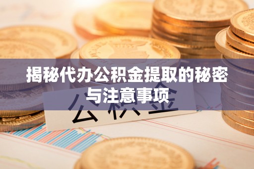 怀远揭秘代办公积金提取的秘密与注意事项