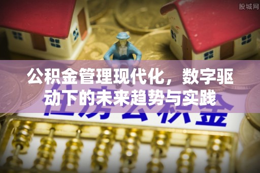 怀远公积金管理现代化，数字驱动下的未来趋势与实践