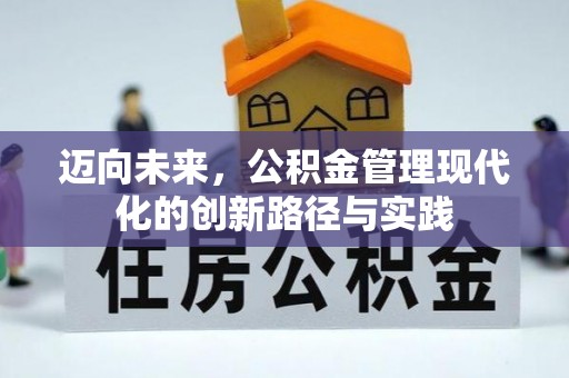 怀远迈向未来，公积金管理现代化的创新路径与实践
